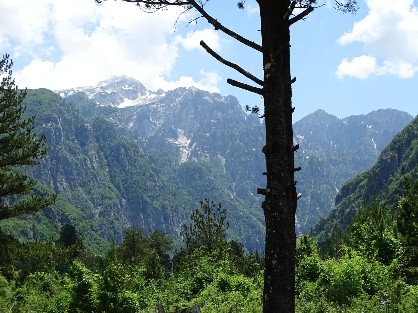 Stone houses of Theth under the Accursed Mountains