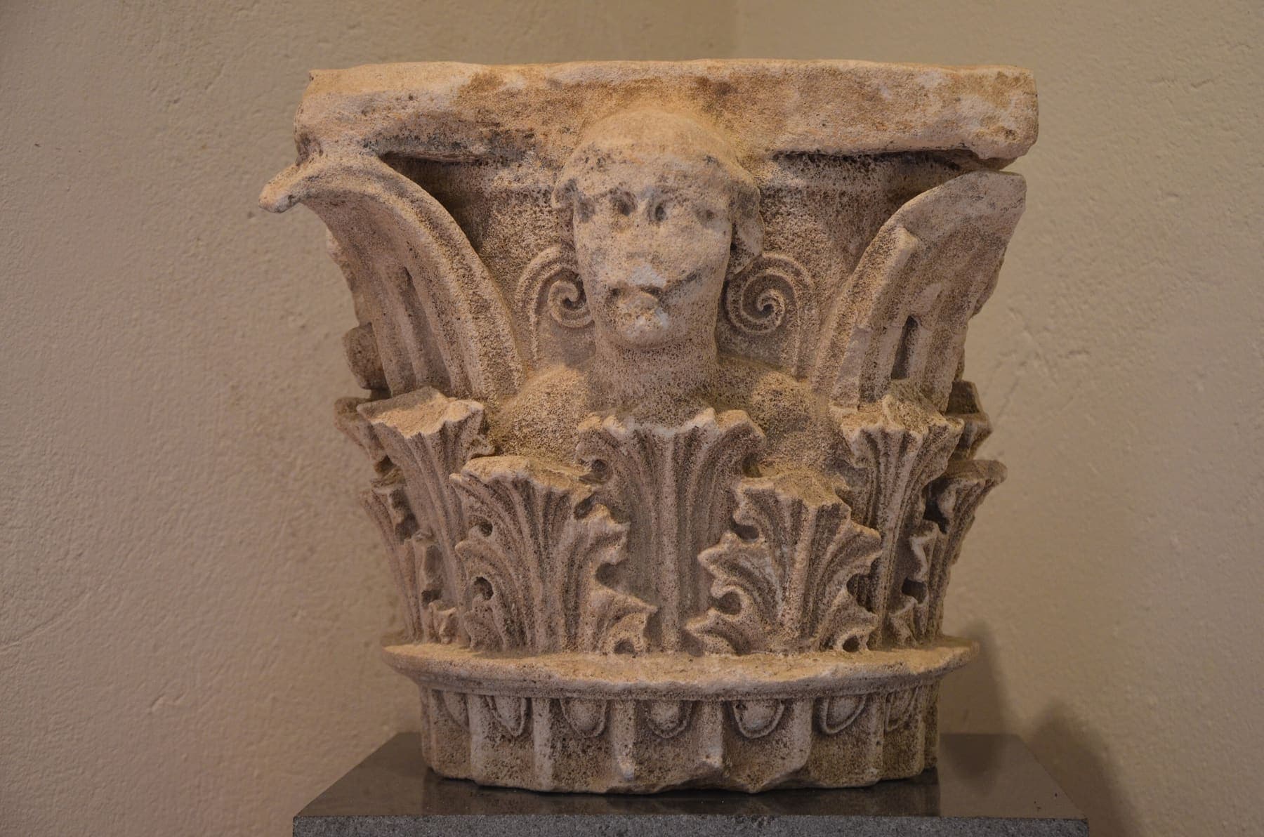Ancient columns at Apollonia archaeological park