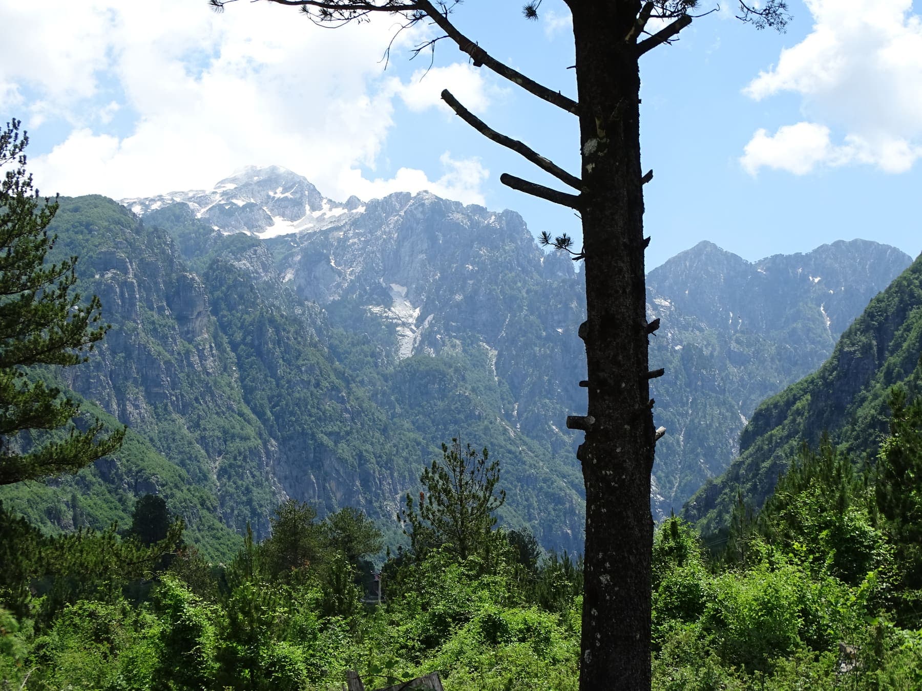 Stone houses of Theth under the Accursed Mountains